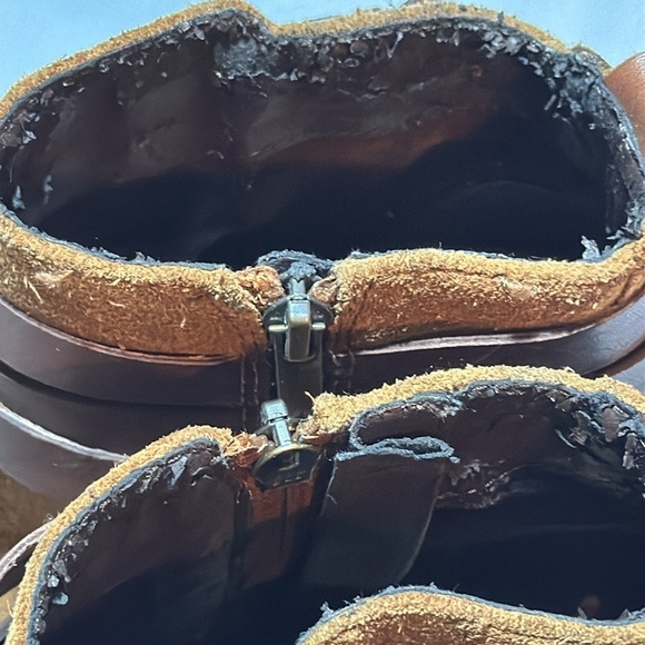 Sam Edelman Hannah brown suede ankle boots Sz 6 1/2 - Picture 9 of 12